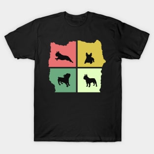 French Bulldog Retro Style Frenchie Gift T-Shirt